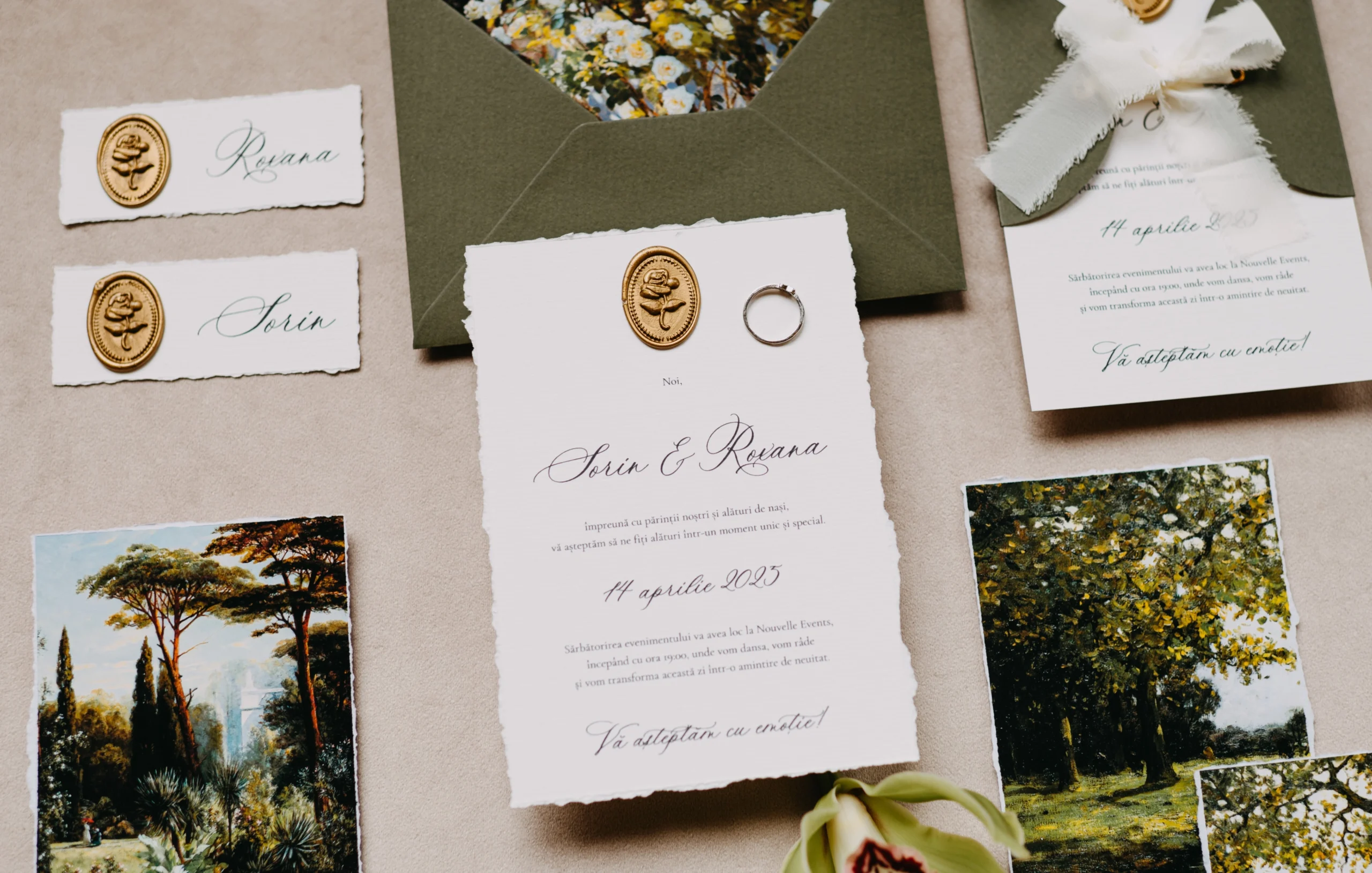 Paper Craft - Stationery & Details - Invitații elegante de nuntă și botez